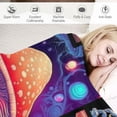 thumbnail image 3 of HENGT Mushroom Blanket Mushroom Gifts for Women Soft Cozy Sherpa Mushroom Throw Blanket All-Season for Sofa Couch Cottagecore Room Decor Mushroom Blankets for Adults Teen, 3 of 6