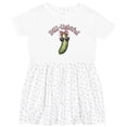thumbnail image 3 of Inktastic Dill-lightful Pickle Girls Toddler Dress, 3 of 5