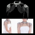 thumbnail image 3 of Collar de Cadena de Hombro Sunnimix de Cristal para Joyería Corporal, 3 of 8