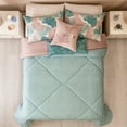 thumbnail image 4 of Vianney Provence Queen Size Comforter Set Trendy Room Decor, 4 of 5