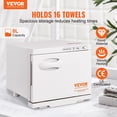 thumbnail image 2 of Calentador Hot Cabinet VEVOR de 8 litros con rejilla de acero inoxidable, color blanco, 2 of 9