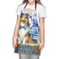 thumbnail image 2 of Shetland Sheepdog Proud Dad Happy Father's Day Apron Sheltie Dog Lover Gifts for Cooking Grilling Baking Painting Gardening - 02008, 2 of 5