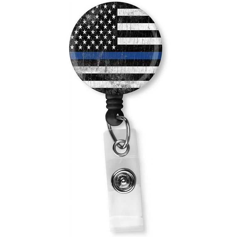 2023 new acrylic american flag, flag retractable badge reel - AliExpress