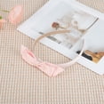 thumbnail image 3 of Unique Bargains 1 Pc Headband Double Bow Satin Hair Accessories Pink, 3 of 5