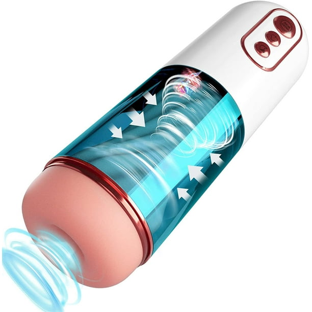1 taza masturbadora eléctrica, con fuerte función de succión, bolsillo bucal realista 3D, vibrador de pene, masturbador para hombres, bomba automática de pene de juguete sexual - juguete sexual