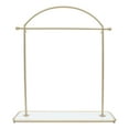 thumbnail image 3 of Autrinix Metal Garment Rack with Adjustable Height, 48-Inch Rod & Wood Shelf, Versatile Design for Hanging Clothes, Shoes & More – Ideal for Home, Bedroom & Office, 3 of 11
