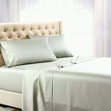 PureSilk Tencel Pillowcase Set - Luxurious 600 Thread Count Silky Soft Fabric - Breathable and Hypoallergenic Pillow Cases - 100% Lyocell - Gray, 2PC Size