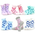 thumbnail image 5 of TeeHee Kids Girls Cotton Basic Crew Socks 12 Pair Pack (12-18 Months, Large Dot & Hearts), 5 of 5