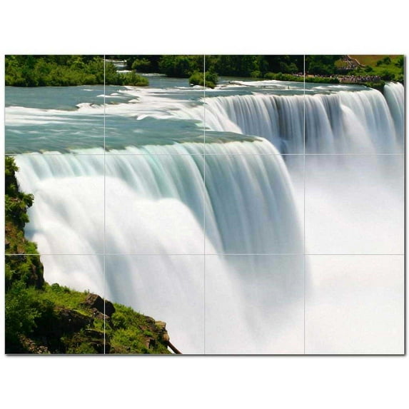 Waterfalls Ceramic Tile Mural Kitchen Backsplash Bathroom Shower 401753-M43