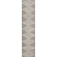 thumbnail image 2 of JONATHAN Y MOROCCAN HYPE 2 x 8 Runner Rug, Elm Diamond Stripe Geometric Shag - Gray/Ivory, MOH408B-28, 2 of 8