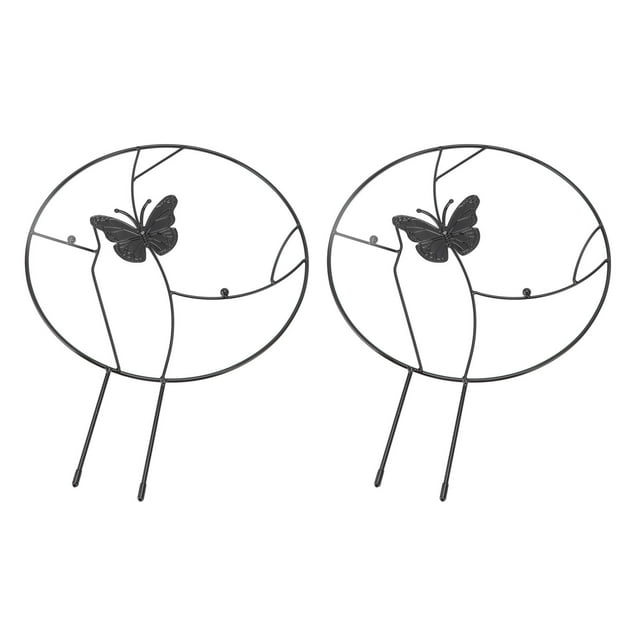 Estaca Para Trepar Flores, Soporte Redondo Para Plantas, Ligero Para Interiores Y Exteriores