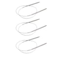 thumbnail image 1 of OULII 1Pack Round Knitting Needles for Yarn Stainless Steel Circular Crochet Needles Craftsmen Silver, 1 of 4