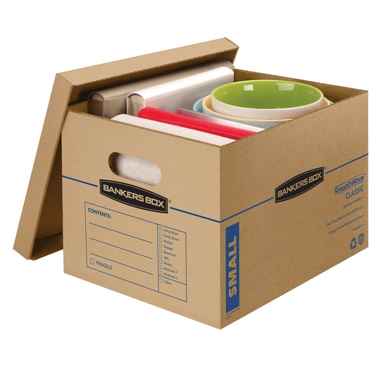 Bankers Box SmoothMove Classic Moving Boxes Small 20 Pack Kraft