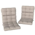 thumbnail image 1 of Outsunny Outdoor Chair Cushion with Ties, Button Tufted, for Garden, Beige, 1 of 10
