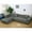 Gray, variant on Sofa Covers, Stretch Polyester Fabric Stretch Sofa Slipcover 1 2 3 4 Seater, Elastic Sectional Slipcover Protector Couch For Moving Furniture Living Room + 1pcs Pillow Covers