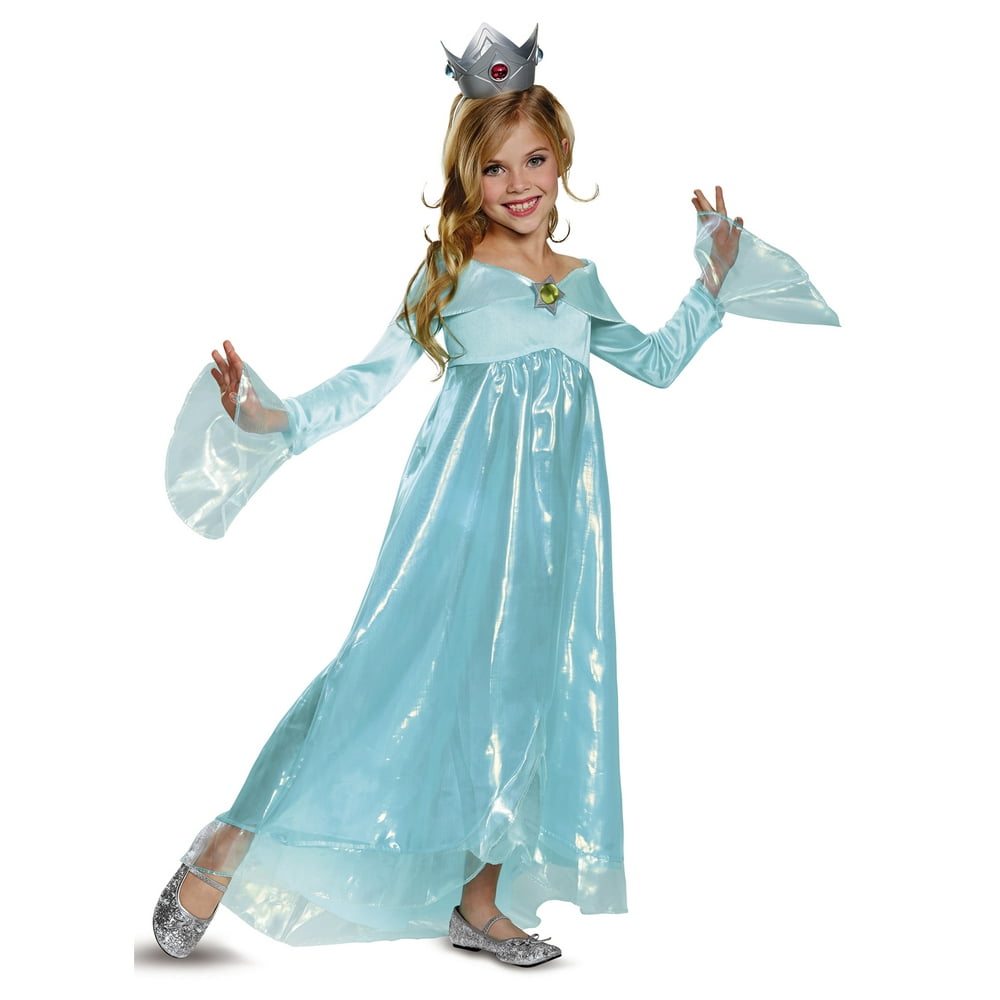Nintendo Super Mario Bros Princess Rosalina Girls Deluxe Costume