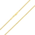 thumbnail image 3 of Nuragold 14k Real Yellow Gold Round Box 1.5mm Venetian LInk Chain Necklace (16"-30") Dainty Italian Jewelry for Men & Women, 3 of 3