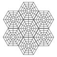 thumbnail image 1 of 10PCS Hexagonal Shaped Pond Fish Guard Protector Park Pond Pond Floating Guard 10PCS Pond Protector Pond Floating Net For Pond Garden Park, 1 of 9