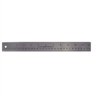 Breman Precision Metal Ruler 24 Inch - Stainless Steel Cork Back Metal  Ruler - Premium Steel Straight Edge 24 inch Metal Ruler Set of 10 -  Flexible