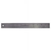 ALUMICOLOR 8024 STAINLESS STEEL CORK BACK RULER INCH / METRIC 24 INCH