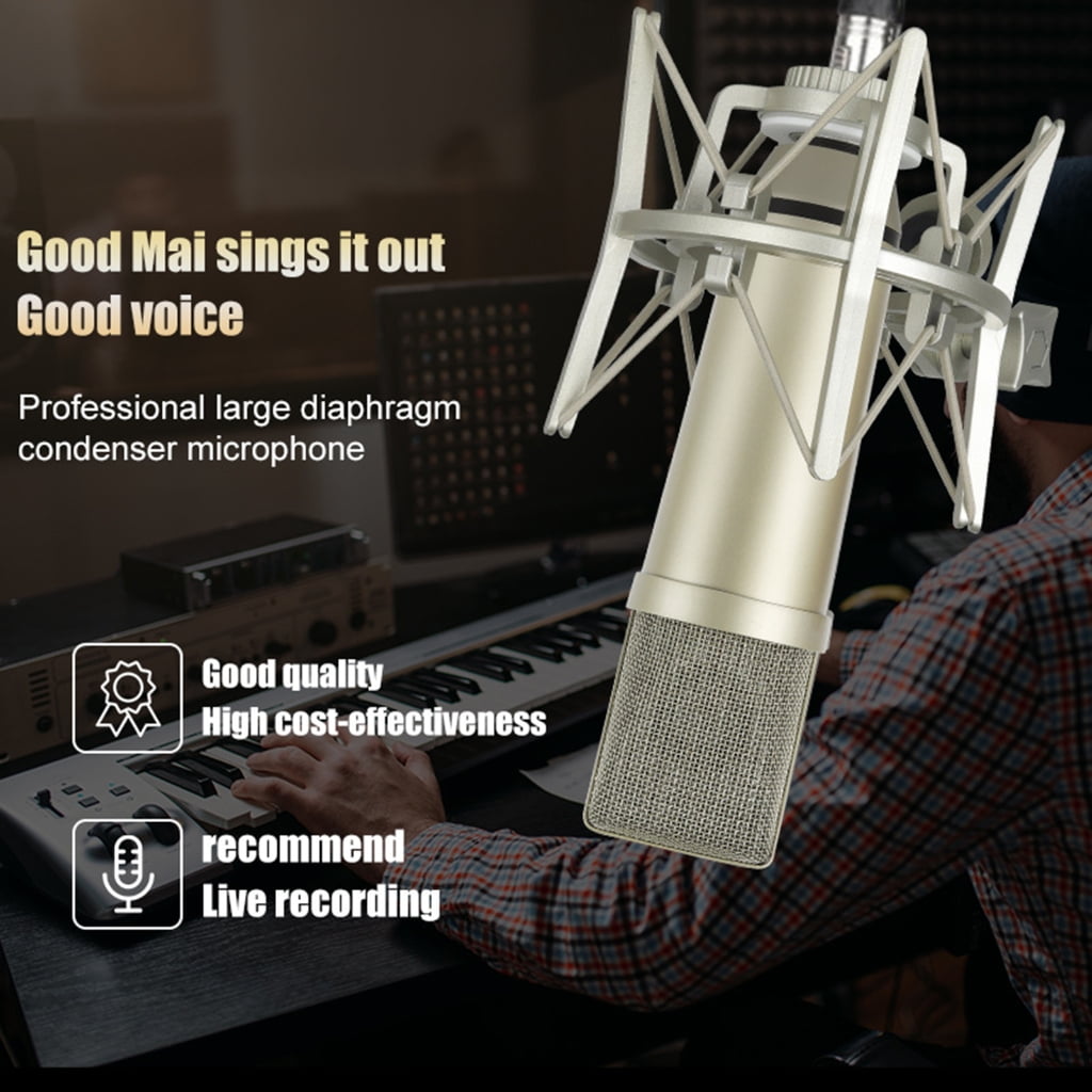 NEXAVKPR High Sensitivity Condenser Microphones Noise Reductions XLR Interfaces For Home Studio