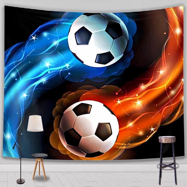 Tapestry Football World Cup Anime, manga, 150 x 100 cm, poliéster