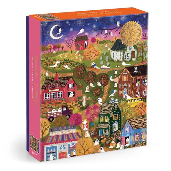 Joy Laforme Spooky Village 1000 Piece Foil Puzzle