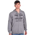 thumbnail image 3 of Funny No Time or Crayons to Explain Unisex Fleece Graphic Zip Up Hoodie Brisco Brands 4X, 3 of 6