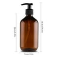 thumbnail image 2 of Jabón, Botellas Con Bomba De Presión, Contenedor De Plástico, Suministros De Baño Para Dispensar Lociones De Cocina De Lavado Corporal, Juego De 500Ml N.° 6 Eigraketly HA042823-05, 2 of 5