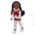 thumbnail image 1 of Muñeca Negra, Juguete Para Juego De Imitación, Muñeca De Niña De Vinilo Suave Para Coleccionista De Muñecas Para Tienda De Muñecas, 1 of 8