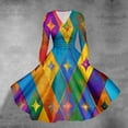 Rlmidhb Carnival Cocktail Dresses Mardi Gras Mask Mardi Gras Glitter