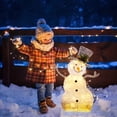 thumbnail image 4 of XWSHYW Decoraciones Navideñas Adornos y Decoración de Ventana y Escena de Muñeco de Nieve Luminoso Navideño., 4 of 5