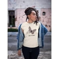 thumbnail image 2 of Butterflies W Leopard Print T-Shirt Women -Image by Shutterstock, Female 3X-Large, 2 of 4