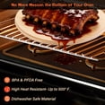 thumbnail image 2 of 4 Pack Extra Thick Oven Liners, 23.6” x 15.7” Heavy Duty Non Stick Teflon Grill Mats, Bpa Free, Reusable, for Bottom of Electric Gas Microwave, Cooking, 2 of 7