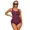RED, variant on Alove Women Tankini Top with Swim Brief Conservative Swimwear Swim Sets Adjustable Length Bathing Suit Tummy Control Swimsuits M-2XL