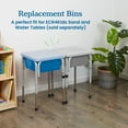 thumbnail image 5 of ECR4Kids Stackable Square Bins with Non-Snap Lids, Multipurpose Organization, French Blue, 4-Pack, 5 of 9