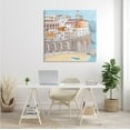 thumbnail image 2 of Design by Carla Daly Atrani Architecture Seaside Italian City Buildings 36 in x 36 in Painting Canvas Art Print, by Stupell Home Décor, 2 of 5