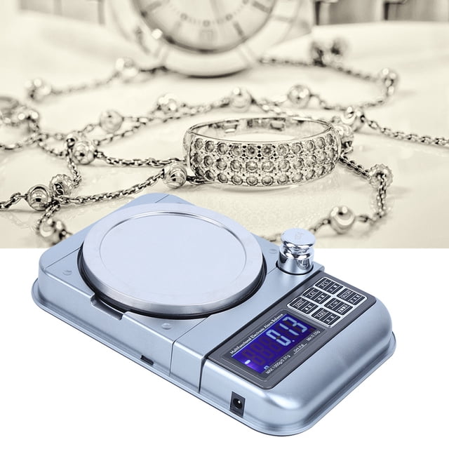 Báscula de pesaje, báscula de joyería de 1000g/0,01g, báscula portátil electrónica, suministros para el hogar, diseño exquisito
