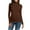 Coffee, variant on Womens T-Shirt Casual Solid Long Sleeve Mock Turtleneck Blouse Slim Fit Stretchy Layer Tee Shirts T Shirts Summer Tops