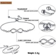 thumbnail image 3 of Pulseras para mujeres y niñas, cumpleaños, día de la madre, joyería, regalos para mamá, esposa de hija, hijo, marido brillar Electrónica, 3 of 5