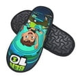 thumbnail image 2 of Ben 10 Slippers Bedroom Shoes Indoor Furry Warm Stylish Pattern Home Slippers For Women Men Medium, 2 of 9