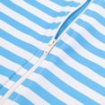 thumbnail image 5 of GYRATEDREAM Toddler Boys Swimsuits One Piece Rash Guard Swimwear Zipper Bathing Suit UPF50+ with Hat Cartoon Swimsuit Set for 3-4T Sea Blue, 5 of 9