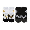thumbnail image 1 of 2 Pairs Kids Socks Kimono Clog Pattern Socks Breathable Socks Skid Proof Socks, 1 of 8