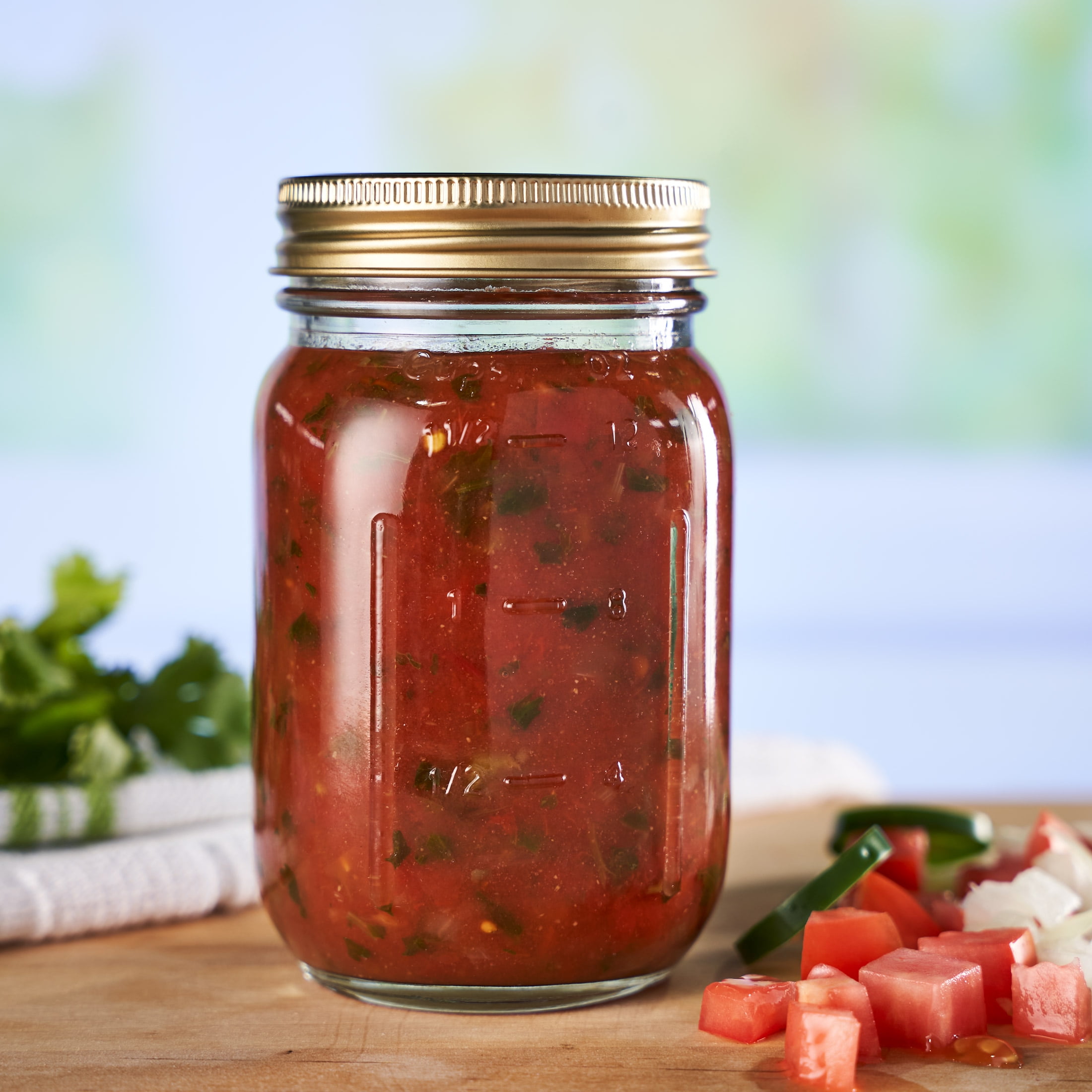 (2 pack) Mainstays 16 oz Airtight Glass Regular Mouth Canning Jars (12 Count)