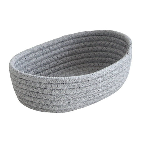 

Small Woven Empty Tiny Storage Mini Rope Oval Decorative Hampers Bedroom Organizers And Storage for Women Bedroom Storage Organizer under The Bed with Lids Dresser for under Bed under Bed Shoe