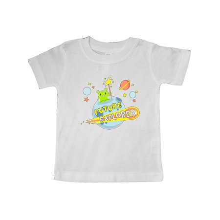 

Inktastic Future Explorer Alien in Outer Space Gift Baby Boy or Baby Girl T-Shirt
