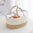 thumbnail image 5 of Large Capacity Baby Diaper Storage Basket Portable Nappy Organiser Case Container for Nursery and Car Item Store, 5 of 9