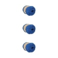 thumbnail image 1 of Inteprter Hilo de tejer de 5 hebras de 50g, hilo de ganchillo tejido a mano para mujer, manta tejida a mano, alfombra, gorro, Color sólido No.12 3Conjunto, 1 of 6