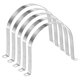 thumbnail image 1 of Uxcell 5-Pack Abrazaderas de Conducto, 6-3/4" Correa Rígida de Acero Inoxidable 304 M170 Abrazaderas de Soporte para Plomería, 1 of 7