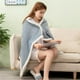 thumbnail image 3 of Manta de franela suave y cálida para primavera y otoño para mujer, chal para usar, manta para dormir la siesta, 3 of 8